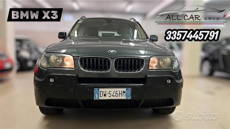 Usata BMW X3 150 CV (110 kW) 2005 Verde SUV