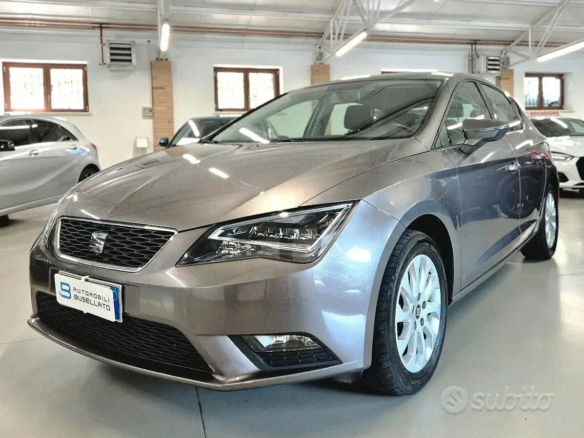 Usata Seat Leon ST Style 110 CV (80 kW) 2016 Grigio Station wagon