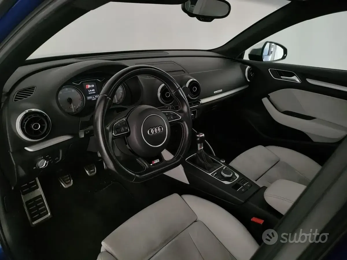 Usata Audi S3 Sportback 300 CV (220 kW) 2015 Blu Utilitaria