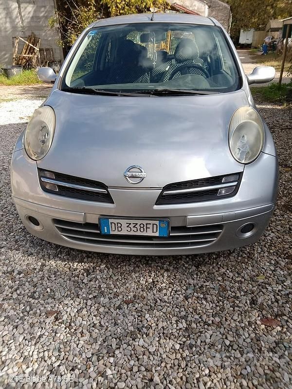 Grigio Usata 2006 Nissan Micra Due volumi | 1800 € - Immagine 1/4