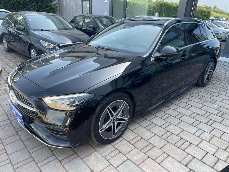 Usata Mercedes C200 AMG Line Premium Plus 163 CV (119 kW) 2023 Nero Station wagon