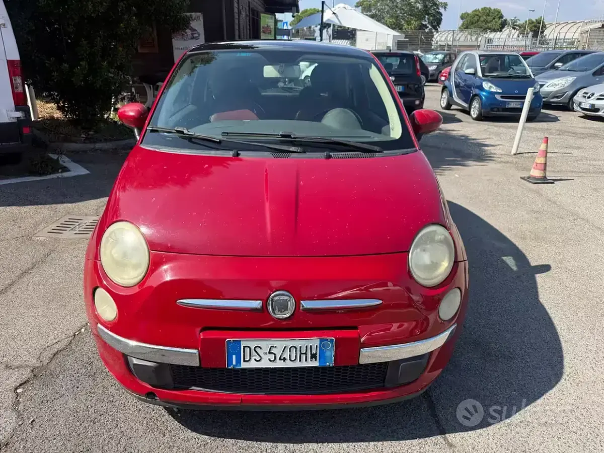 Usata Fiat 500 Sport 101 CV (74 kW) 2008 Rosso Utilitaria