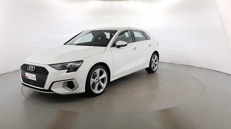 Usata Audi A3 Advanced 116 CV (85 kW) 2021 Bianco Berlina
