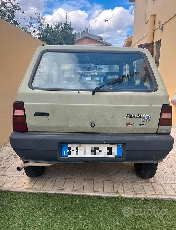 Usata Fiat Panda 4x4 50 CV (36 kW) 1991 Verde Utilitaria