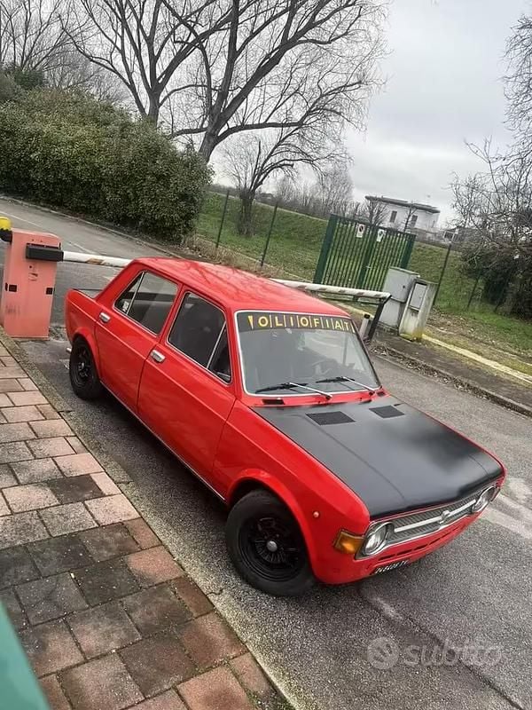Usata Fiat 128 1970 Rosso Berlina