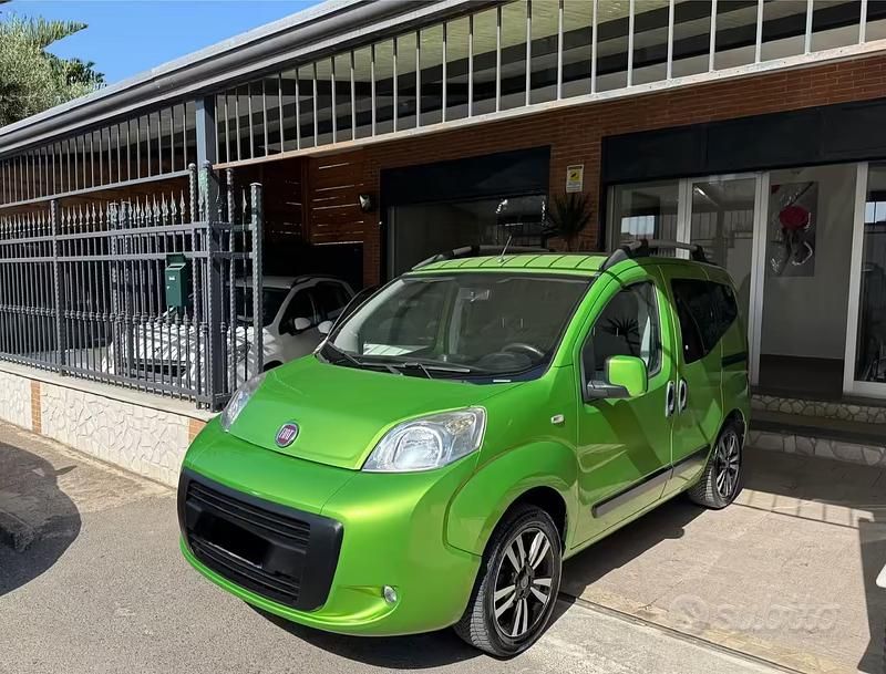 Usata Fiat Qubo Dynamic 77 CV (56 kW) 2014 Verde Monovolume