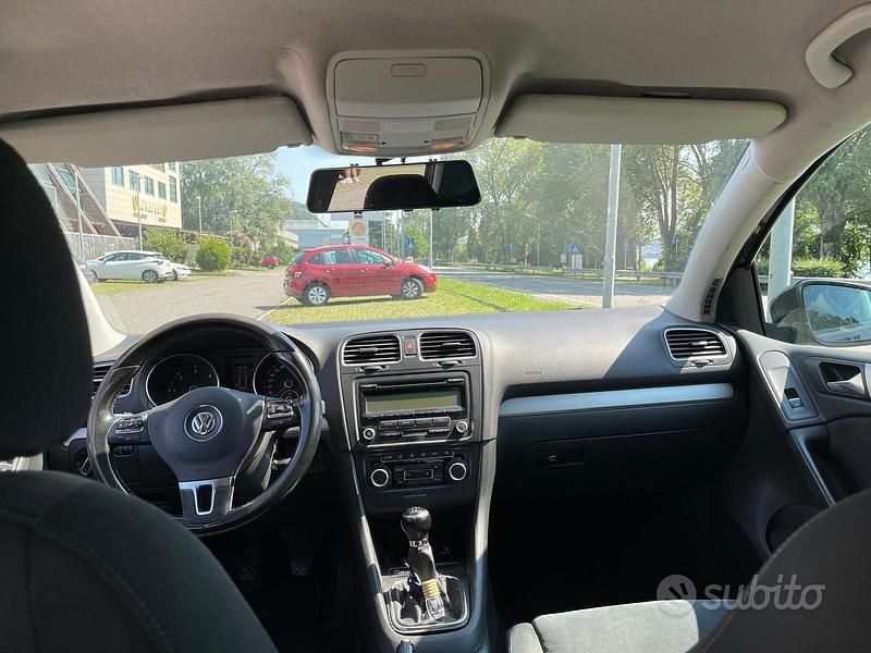 Usata VW Golf VI Highline 110 CV (80 kW) 2009 Nero Utilitaria