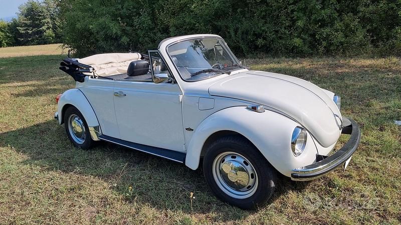 Usata VW Beetle Cabriolet Karmann 1970 Bianco Cabrio