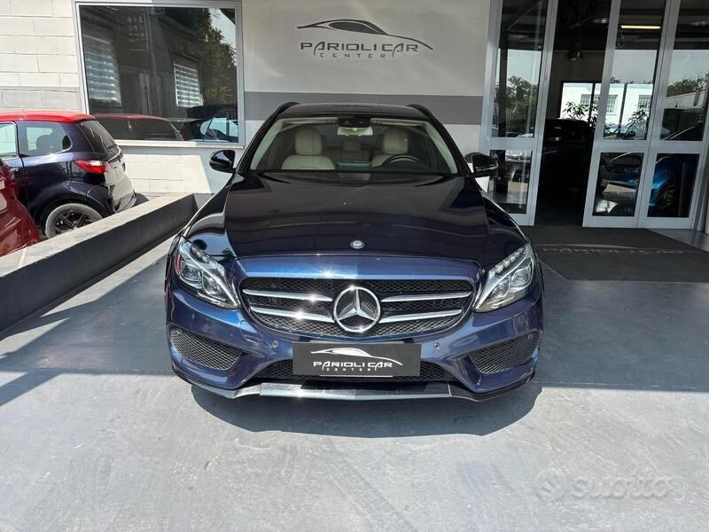 Blu Usata 2016 Mercedes C220 Premium Station wagon | 16.400 € (Buon prezzo) - Immagine 1/4