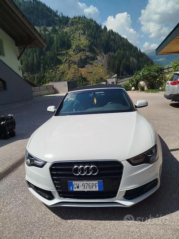 Usata Audi A5 Cabriolet S-Line 2015 Bianco Cabrio