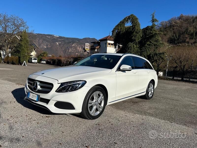 Usata Mercedes C220 Premium 170 CV (125 kW) 2016 Bianco Station wagon
