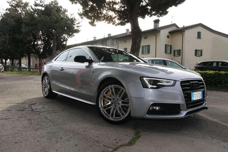 Usata Audi A5 S-Line 190 CV (139 kW) 2016 Argento Coupé