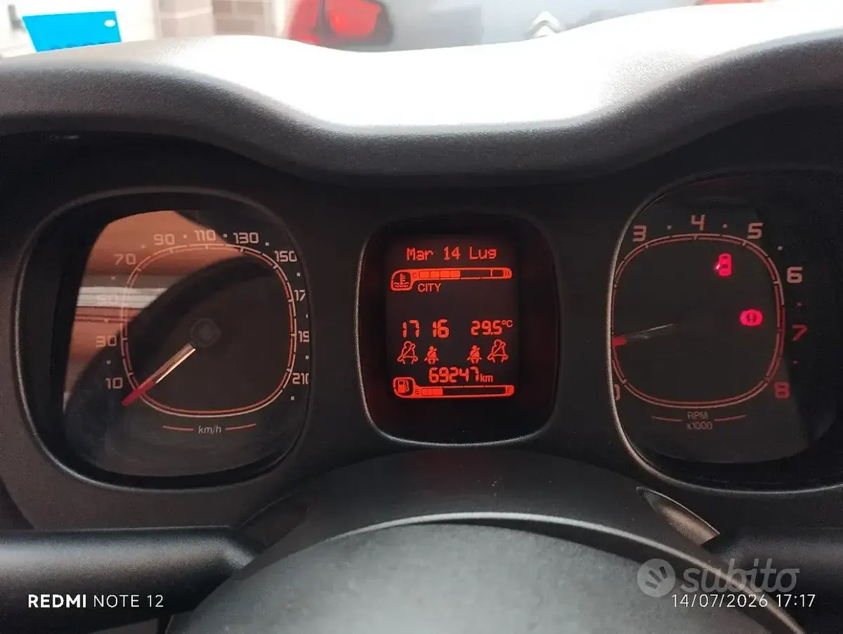 Usata Fiat Panda Easy 69 CV (50 kW) 2018 Grigio Utilitaria
