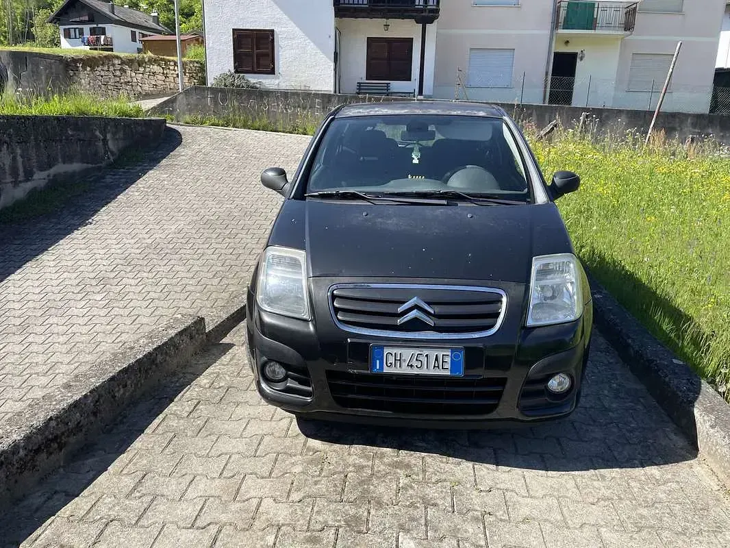 Usata Citroën C2 VTR Sport 68 CV (50 kW) 2009 Nero Utilitaria