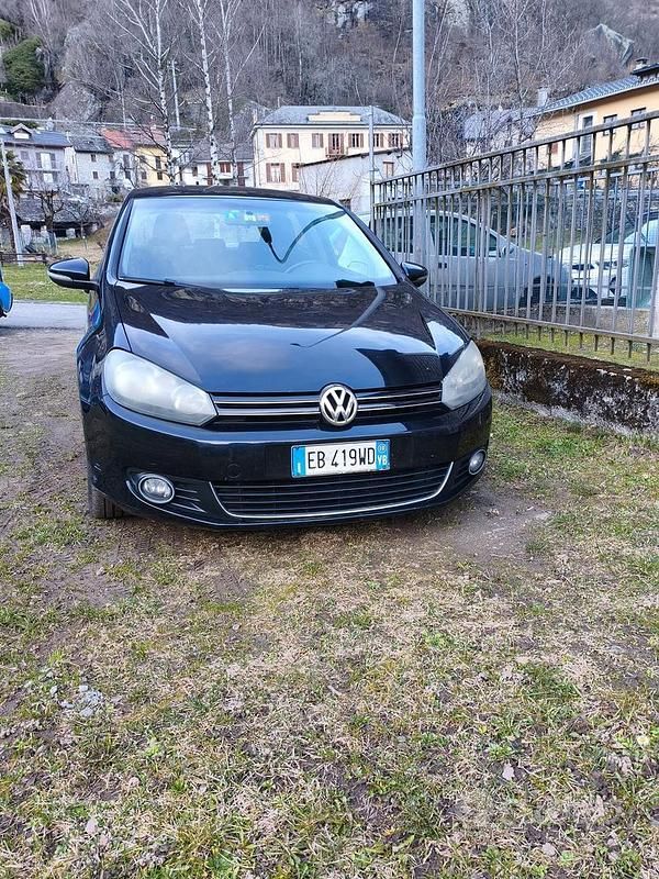 Usata VW Golf VI 140 CV (102 kW) 2010 Nero Utilitaria