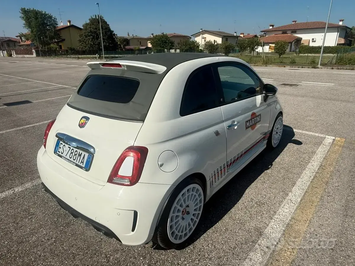 Usata Fiat 500 Abarth 135 CV (99 kW) 2013 Bianco Cabrio