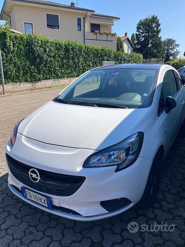 Usata Opel Corsa 69 CV (50 kW) 2016 Bianco Coupé
