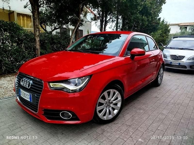 Usata Audi A1 Ambiente 122 CV (89 kW) 2010 Rosso Berlina