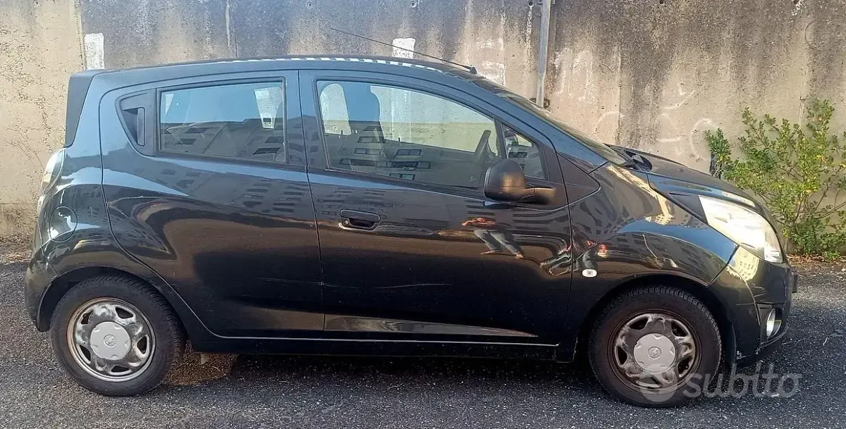 Usata Chevrolet Spark 68 CV (50 kW) 2012 Nero Utilitaria