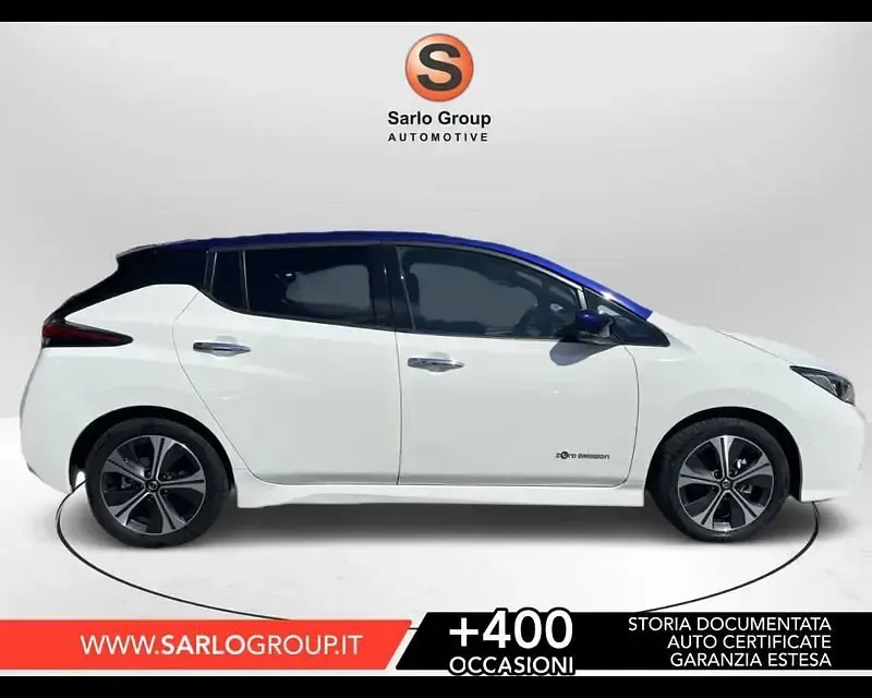 Usata Nissan Leaf Acenta 89 kW (122 CV) 2020 Bianco Utilitaria