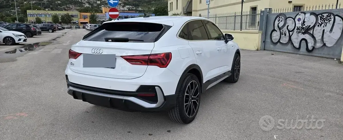 Usata Audi Q3 Sportback S-Line 150 CV (110 kW) 2021 Bianco SUV