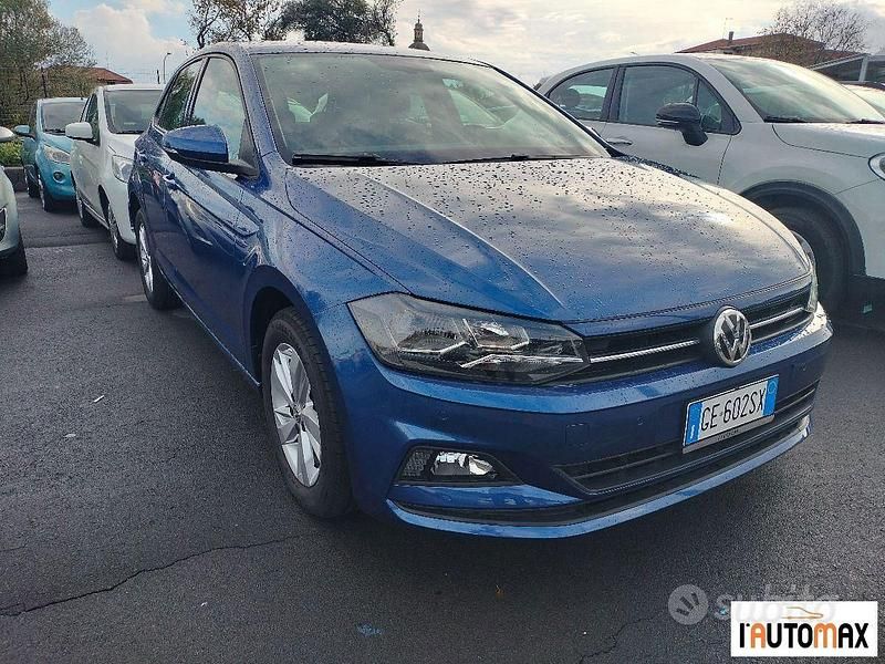 Usata VW Polo Comfortline 95 CV (69 kW) 2021 Blu Berlina