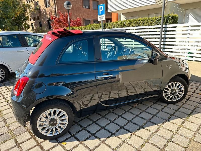Usata Fiat 500C Lounge 69 CV (50 kW) 2020 Nero Cabrio