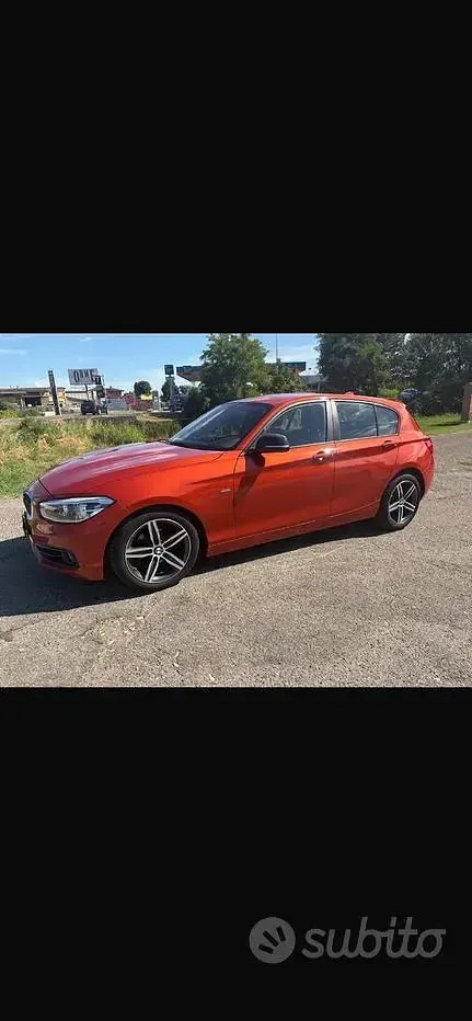 Usata BMW 118 Sport Line 150 CV (110 kW) 2017 Marrone Berlina