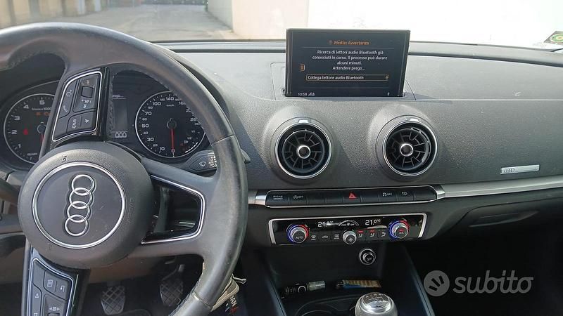 Usata Audi A3 116 CV (85 kW) 2017 Nero Utilitaria