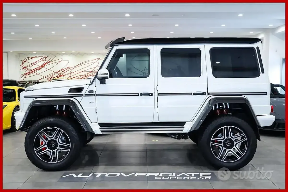 Usata Mercedes G500 4x4² 420 CV (308 kW) 2016 Bianco SUV
