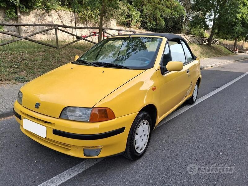 Giallo Usata 1999 Fiat Punto Cabriolet S Cabrio | 3400 € (Buon prezzo) - Immagine 1/4