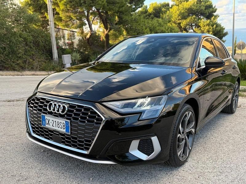 Usata Audi A3 Advanced 116 CV (85 kW) 2022 Nero Berlina