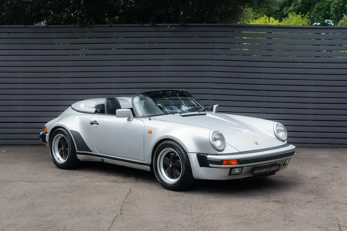 Usata Porsche 911 Speedster 217 CV (159 kW) 1989 Argento Cabrio