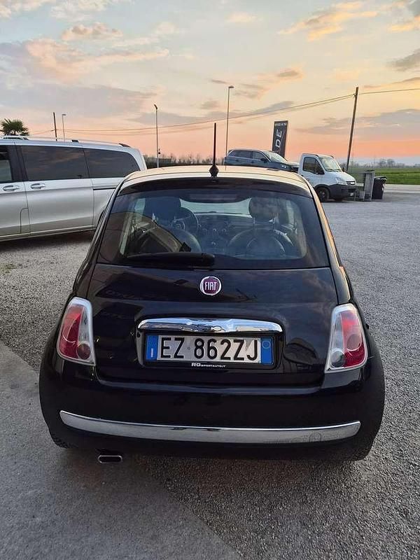Usata Fiat 500 Lounge 69 CV (50 kW) 2015 Nero Utilitaria