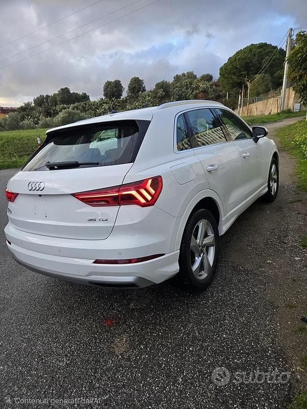 Usata Audi Q3 150 CV (110 kW) 2019 Bianco SUV