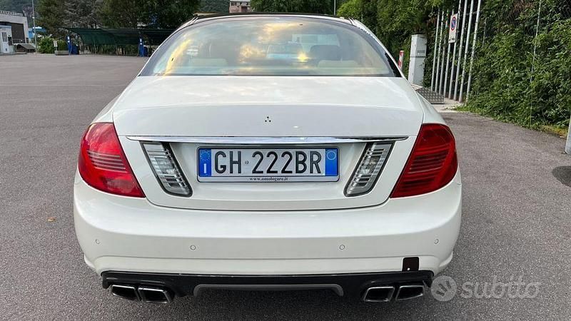 Usata Mercedes CL63 AMG AMG 571 CV (419 kW) 2012 Bianco metallizzato Coupé