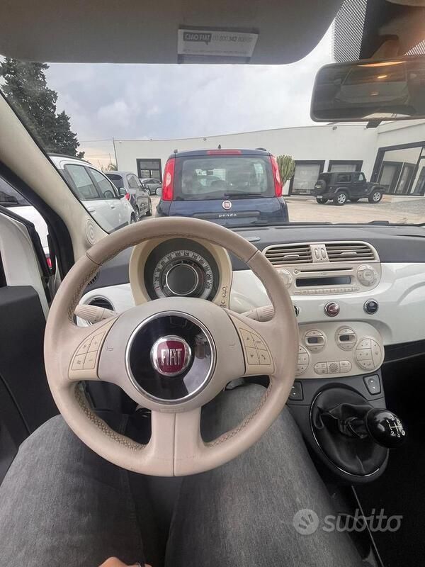 Usata Fiat 500 95 CV (69 kW) 2012 Bianco Utilitaria