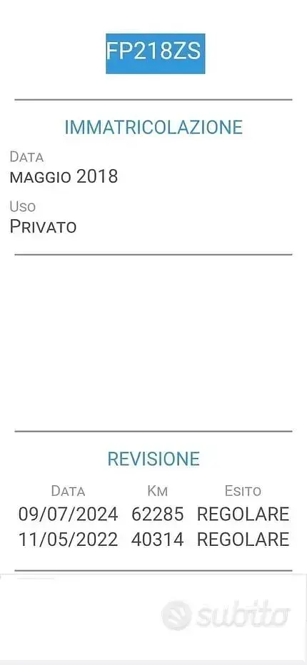 Usata Fiat 500X 95 CV (69 kW) 2018 Bianco SUV