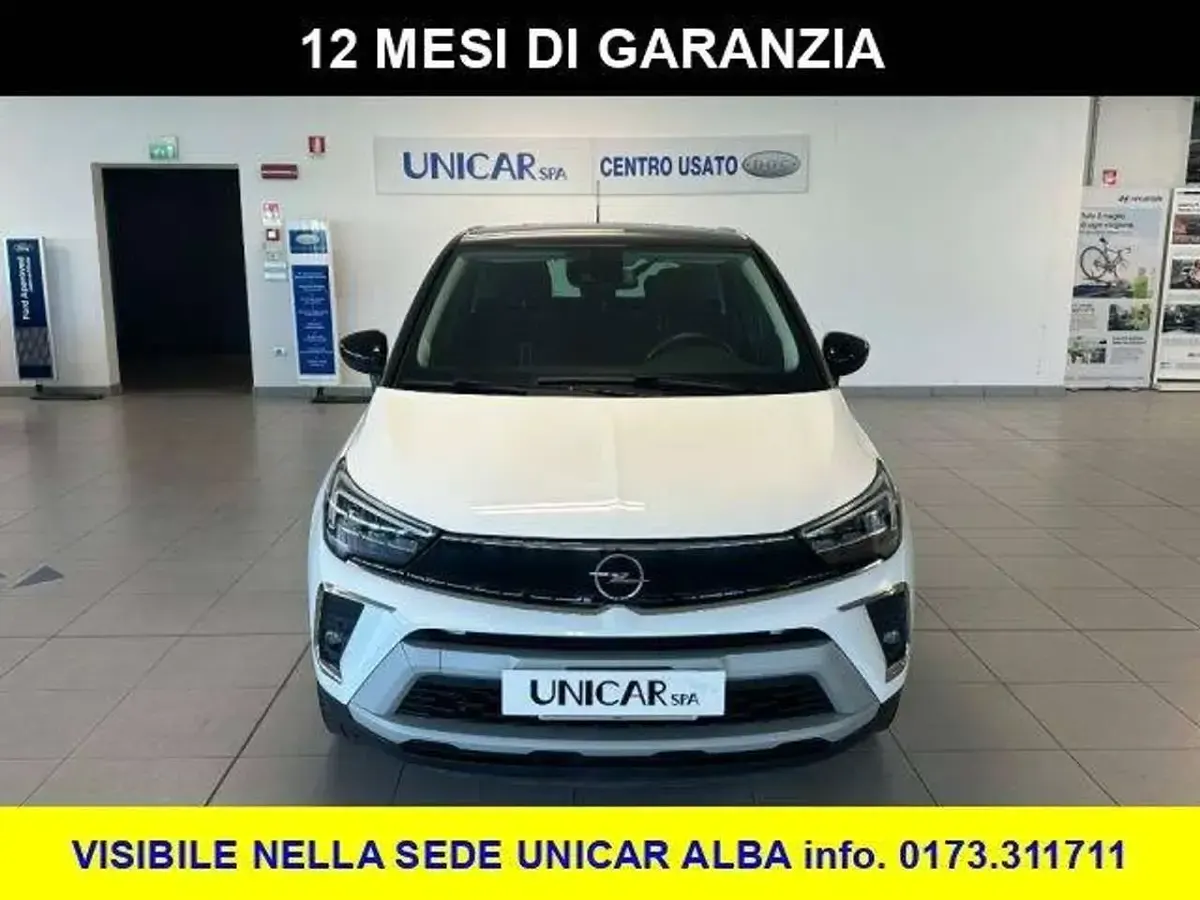 Usata Opel Crossland X Ultimate 110 CV (80 kW) 2023 Bianca + tetto nero SUV