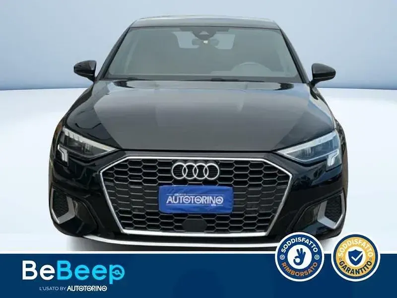 Usata Audi A3 Sportback Advanced 150 CV (110 kW) 2021 Nero pastello Utilitaria