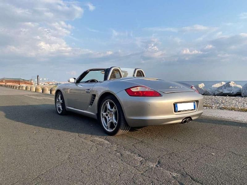 Usata Porsche Boxster 280 CV (205 kW) 2005 Argento Cabrio