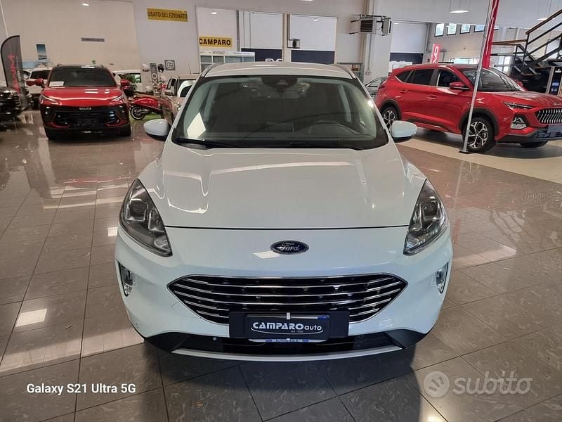 Bianco Usata 2021 Ford Kuga Titanium SUV | 14.400 € (Super prezzo) - Immagine 1/4