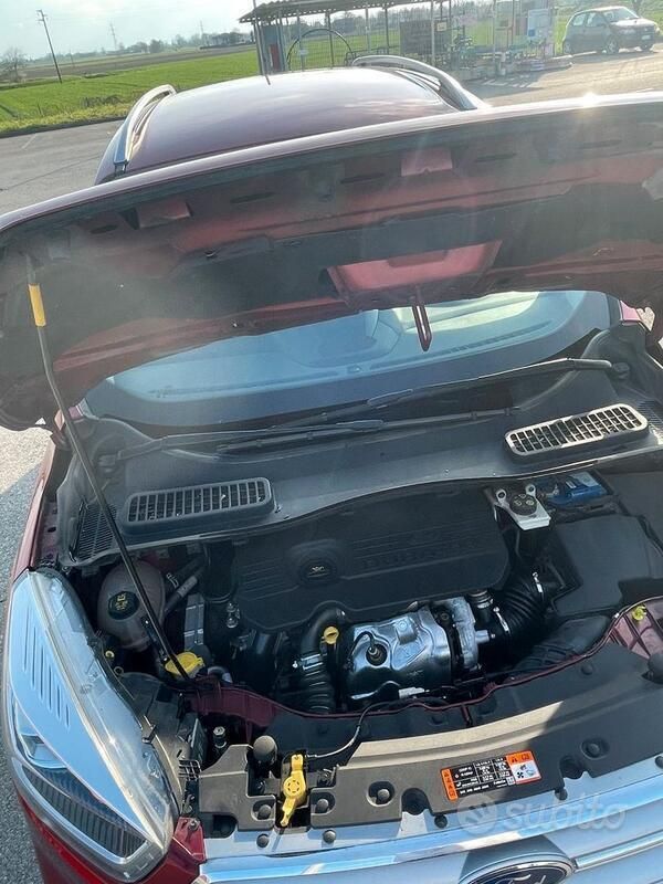 Usata Ford Kuga 120 CV (88 kW) 2017 Rosso SUV