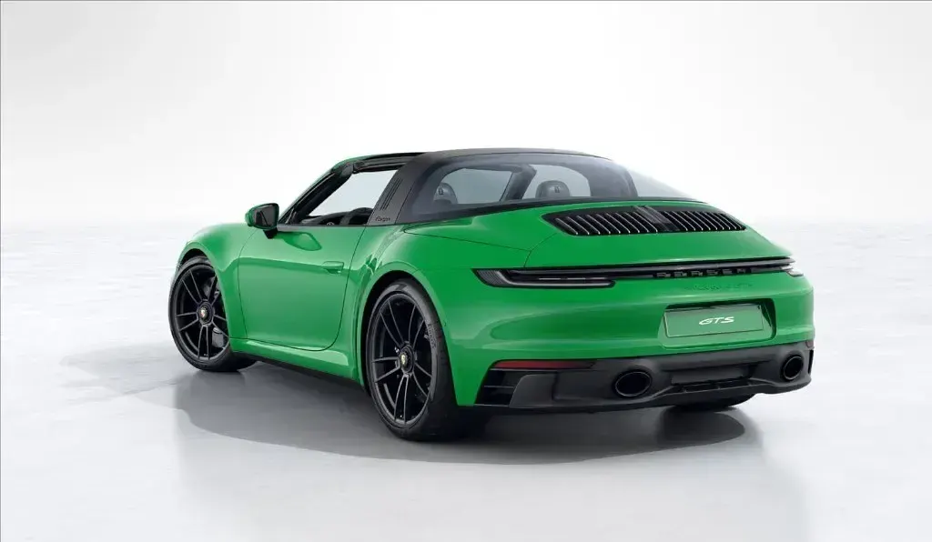 Usata Porsche 911 480 CV (353 kW) 2022 Verde metallizzato Cabrio