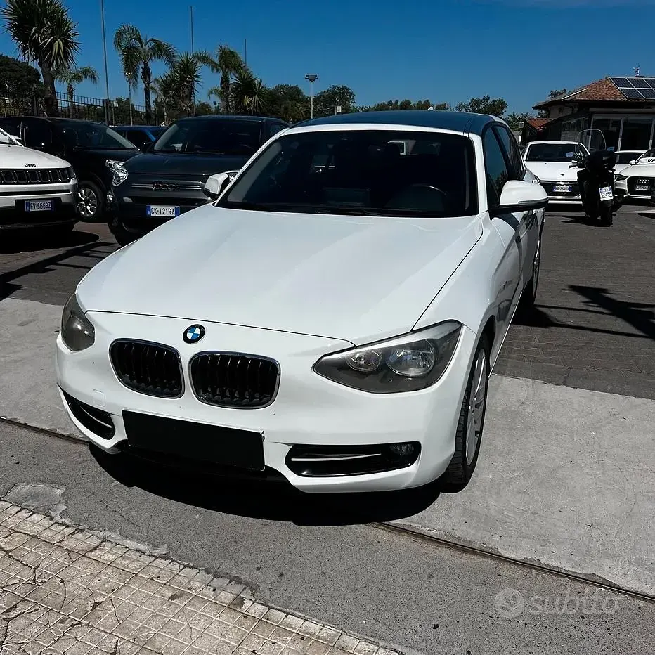 Usata BMW 114 95 CV (69 kW) 2014 Bianco Utilitaria