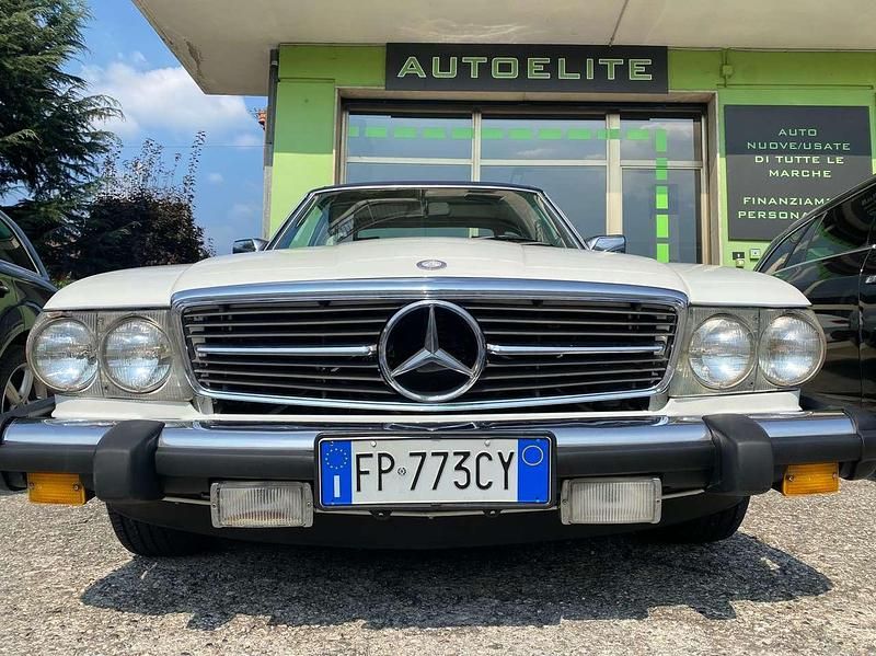 Usata Mercedes SL380 218 CV (160 kW) 1984 Bianco Cabrio