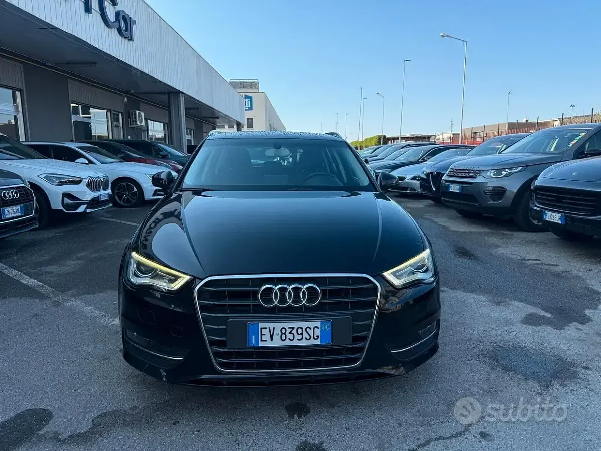 Usata Audi A3 Ambiente 105 CV (77 kW) 2013 Nero Berlina