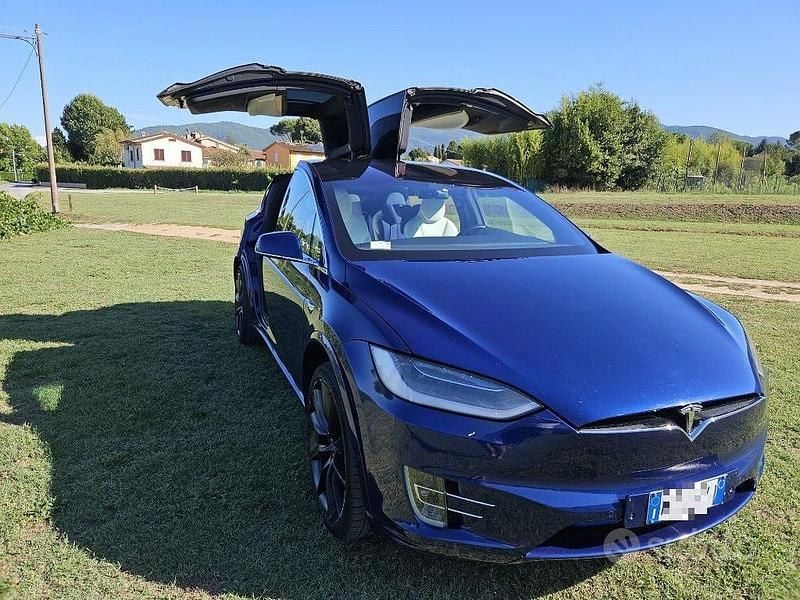 Usata Tesla Model X Performance 580 kW (789 CV) 2019 Blu SUV