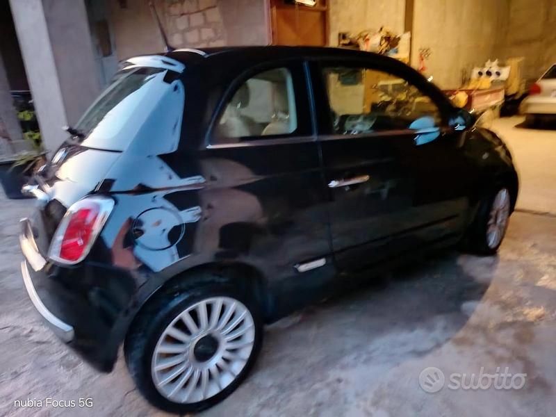 Usata Fiat 500 Lounge 69 CV (50 kW) 2015 Nero Berlina