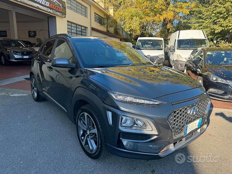 Usata Hyundai Kona Premium 120 CV (88 kW) 2019 Grigio SUV